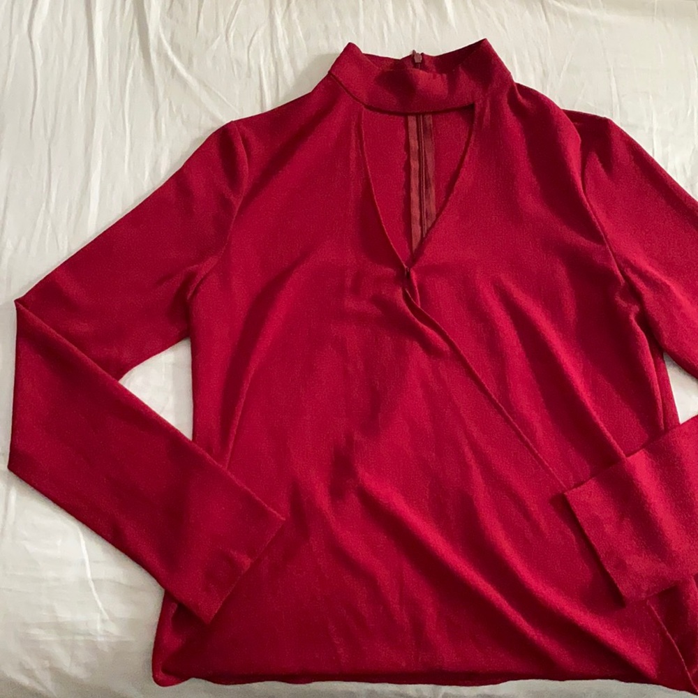 Wayf Red Blouse